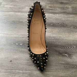Christian louboutin spiked pigalle heels